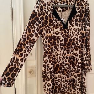 Diane von Fürstenberg cheetah print dress